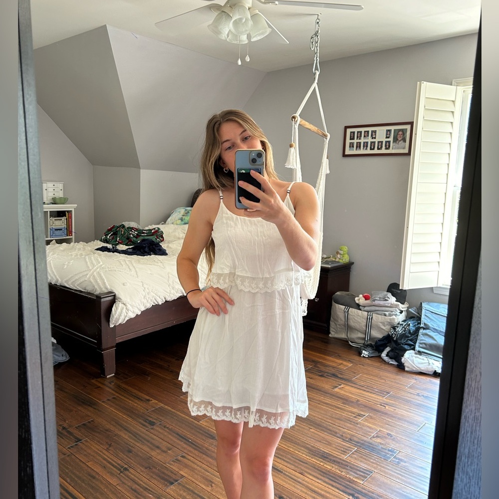 Garage Lace White Dress